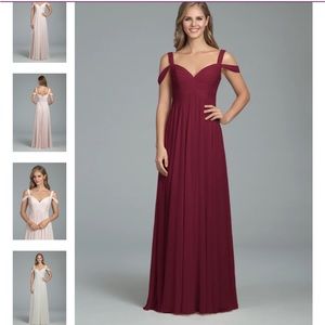 Hayley Paige Occasions Bridesmaid Dress - 5801 sangria